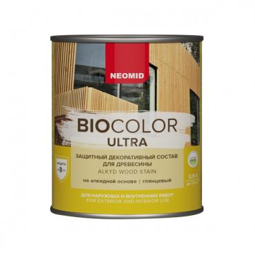 ЗАЩИТНЫЙ ДЕКОРАТИВНЫЙ СОСТАВ ДЛЯ ДРЕВЕСИНЫ NEOMID BIO COLOR ULTRA (0,9л) Калужница